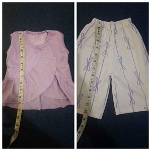 3 Coord Sets For Infant Girls 6 To 12 Months