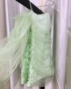 Pastel Green Elegant Dress