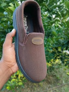 Brown Slip-On Casual Shoes