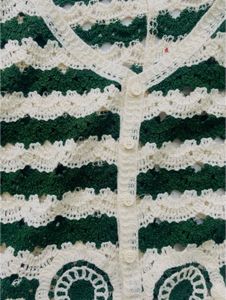 Crochet Knit Cardigan