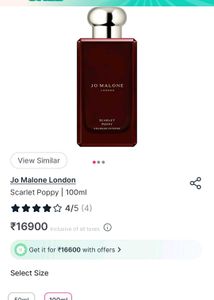 Jo Malone Scarlet Poppy 🍬