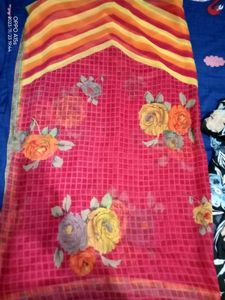Women New Red Saree