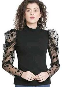 Polka Dot Sleeve Top