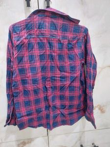 Red &amp; Blue Checked Shirt with box