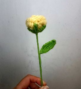 ✨🌼 Beautiful Handmade Crochet Yellow Flower