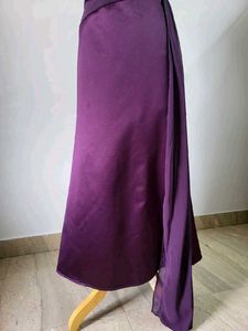 Elegant Purple Bridesmaid Dress