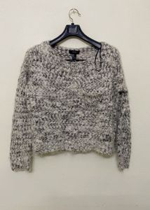 Forever 21 Short  Fuzzy Knit  Sweatshirt