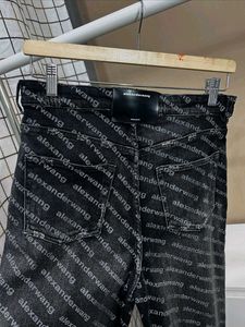 alexanderwangny logo patterned Denims