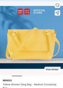 Yellow Crossbody Bag