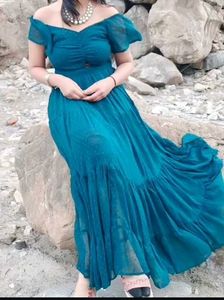 Beutiful Flared Georgette Dress