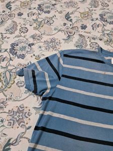 Striped Short Sleeve T-Shirt - Casual Style