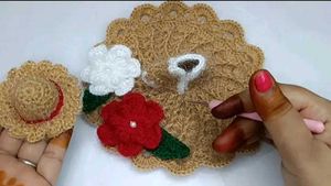 handmade crochet laddu gopal dress