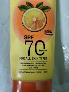 WOW Skin Science SPF 70 Sunscreen