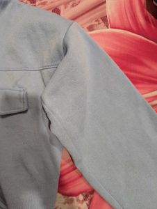 Cute Blue Zip-Up Hoodie