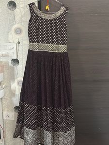 Elegant Embellished Anarkali Dress