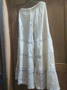 White Lace Palazzos