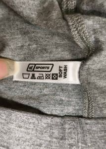 LAASA SPORTS Grey Cotton Leggings
