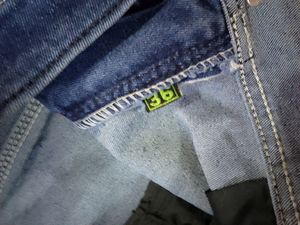 Navy Blue Ripped Men&#39;s Jeans