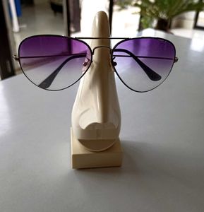 Purple Aviator Sunglasses