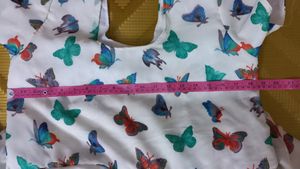 butterfly prints kurti