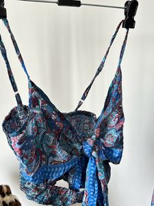 Paisley Print Two-Piece Set