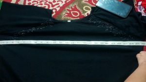 New Abaya With White Stones