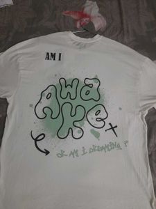 Women Typography Printed Oversized T-shirt