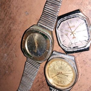 [Non-Working] 3VintageMechanicalWatches