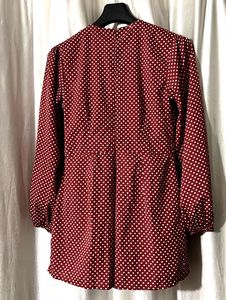 Polka Dot Tie-Front Romper