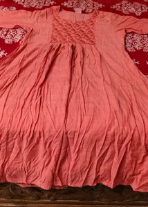 Peach Kurta