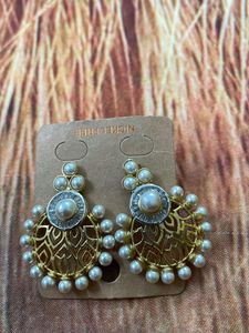 Gold Bead Earrings