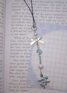 Celestial Moon &amp; Star Phone Charm