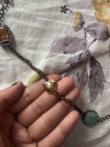 Antique Boho Multistrand Layered Necklace