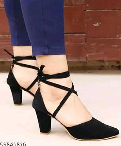 black heels