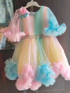 New Beautiful Multicolour Gown....🥰