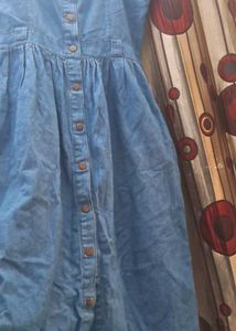 Denim Button-Down Sundress