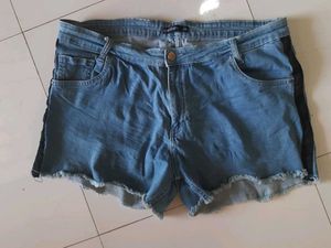 Blue Denim Shorts