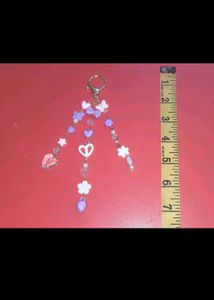 Cutesy Purple Multi Layer Keychain