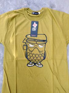 Mens Printed Half Sleeves Cotton T-shirt