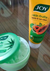 Joy Pure Aloe multi- benifit skin cream and Face Wash