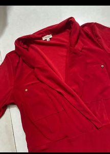 Red Long Sleeve Dress