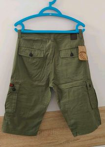 Olive Cargo Shorts