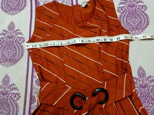 Korean Brown Dress