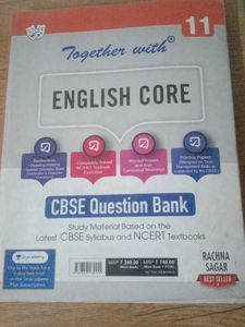 English Core Class XI 11 Cbse Book