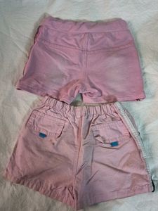 Cute Pink Shorts - Girls Clothing combo