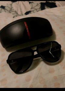 Prada Linea Rossa Polarized Avaiators Sunglasses