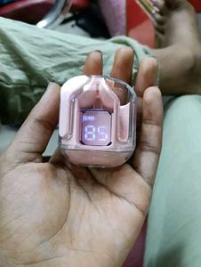 Pink Wireless Earbuds Digital Display 3 Colours Av