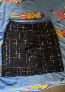 Chic Tweed Mini Skirt | High waist