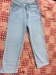 Light Wash Wide Leg Jeans
