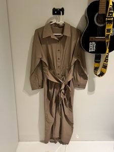 classy brown dress